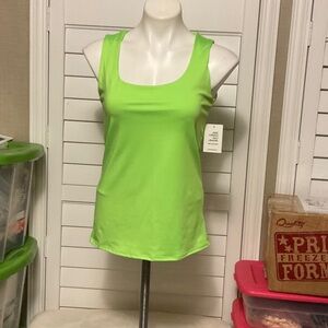 Vibe Neon Green Tank Top